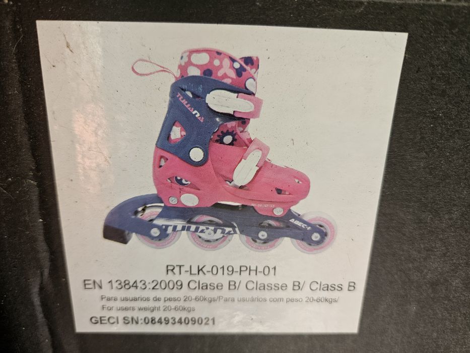 Patins em linha menina