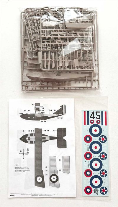 Roden_CURTISS H-16. Esc.1:72. Completo e como novo.
