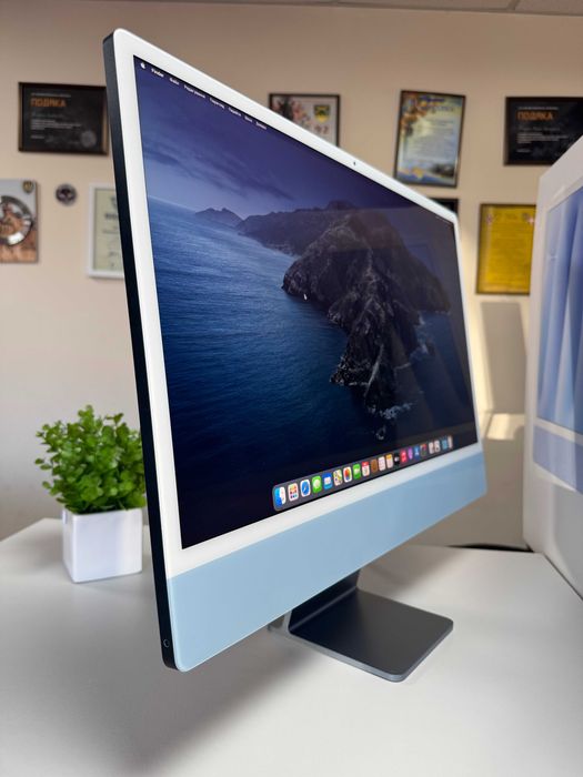 Моноблок Apple iMac21,1/ M1/ 8Gb/ 256Gb SSD/ 24" 4.5k/2021р. Гарантія