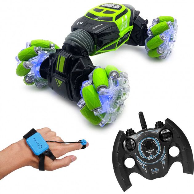 Машинка перевертыш на радиоуправлении Stunt car Skidding.Трюковая маши