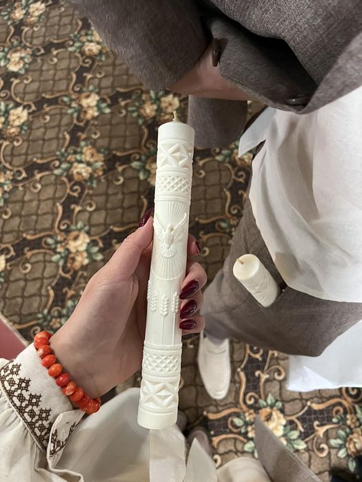 Сімейне вогнище. Семейный очаг.Свічки. Свечи. Вінчальні свічки