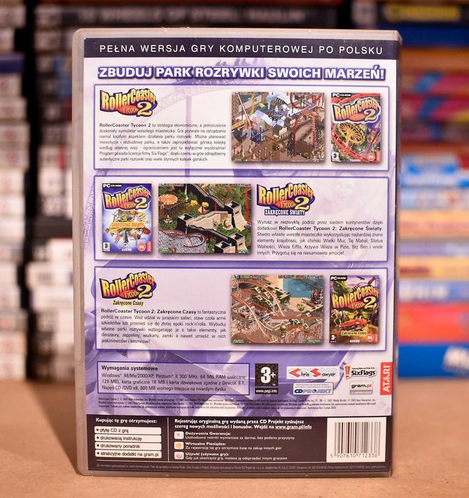 PC # Extra Klasyka - Roller Coaster Tycoon 2 PL