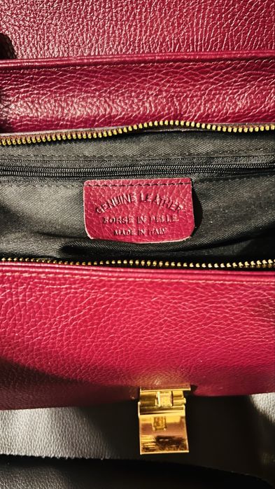 Сумка сумочка шкіряна Італія