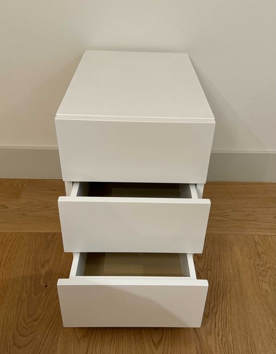 bloco gavetas laca branco