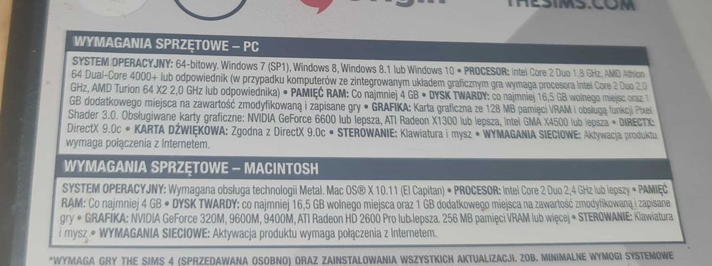 The Sims 4 + Sims Uniwersytet / pc / db / klucz zużyty /