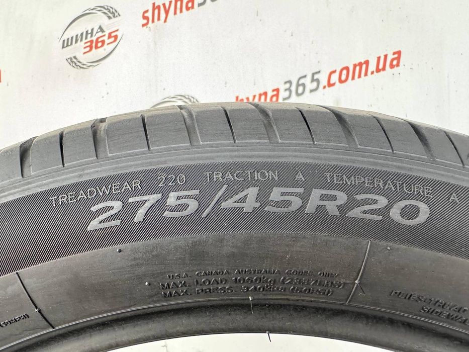шини бу 275/45 r20 hankook ventus s1 evo3 suv k127c run flat 5mm