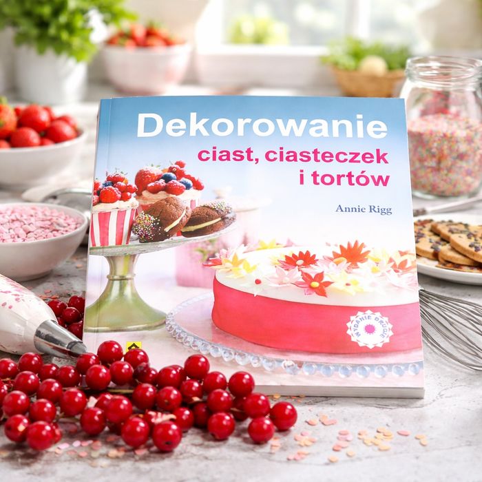 Książka „Dekorowanie ciast, ciasteczek i tortów” – Annie Rigg | Stan bardzo dobry