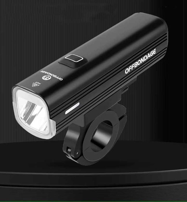 Lampka rowerowa przednia OFFBONDAGE HR3  odcięcie, powerbank