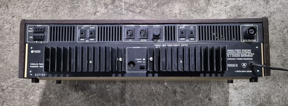 Amplituner Wzmacniacz Radmor 5102 TE - Brązowy