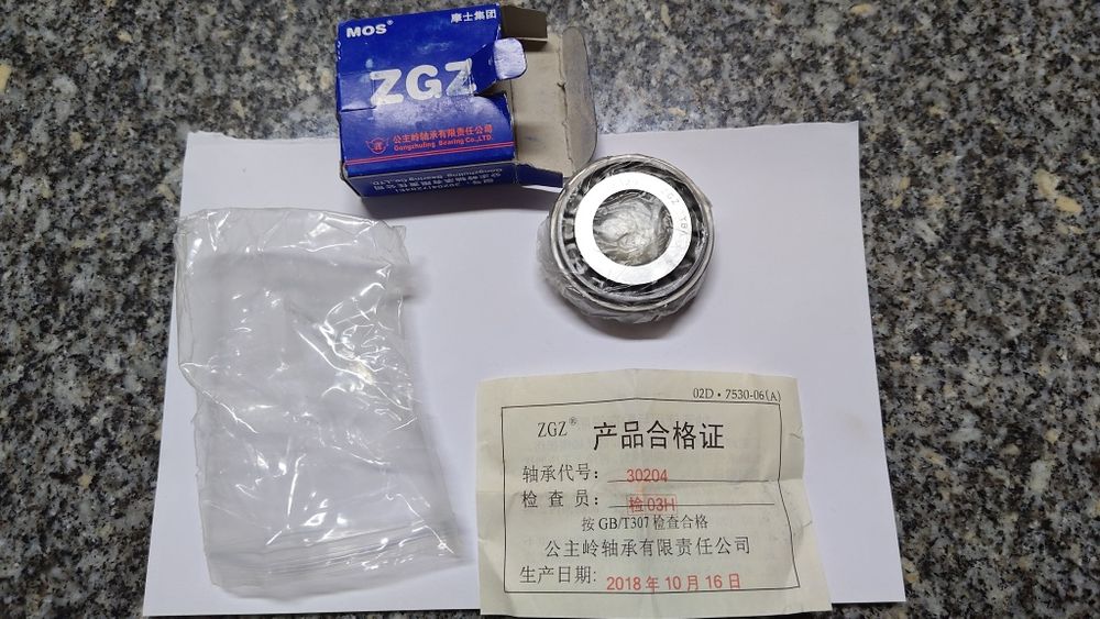 Rolamentos de Rolos Cónicos (30204 e 30205) - NOVOS