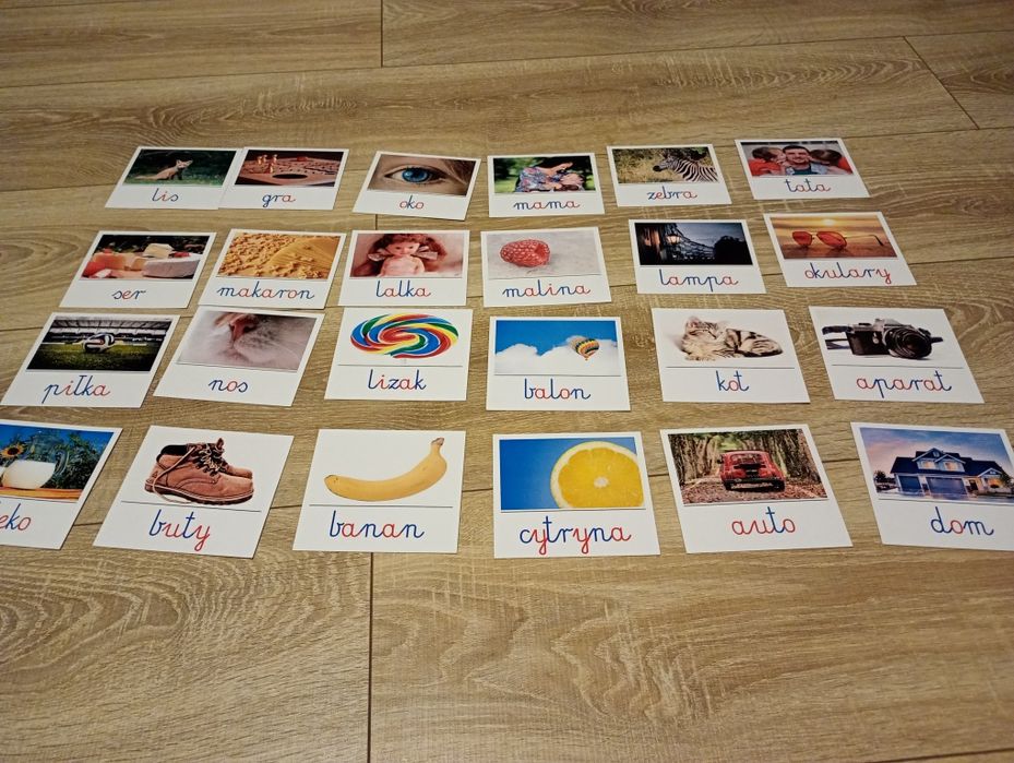 Karty Montessori 24 szt.