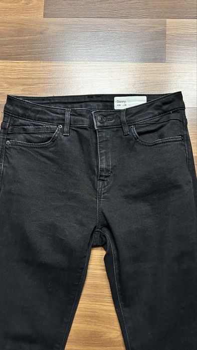 Jeansy skinny czarne Esprit