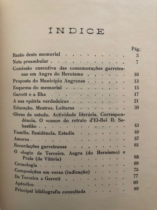 Garrett: Versos. Na Terceira. Breve Encontro