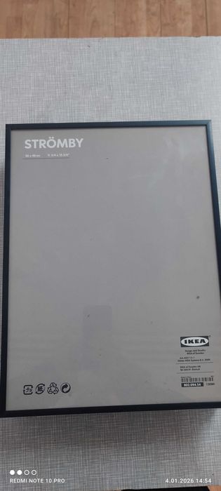 Ramka na zdjęcia IKEA Strömby 30 x 40 Czarna aluminium