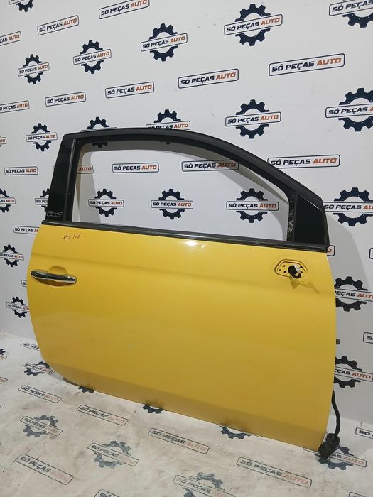 PORTA FRENTE DIREITA AMARELO FIAT 500 C LOUNGE 1.3MJET ANO: 2011