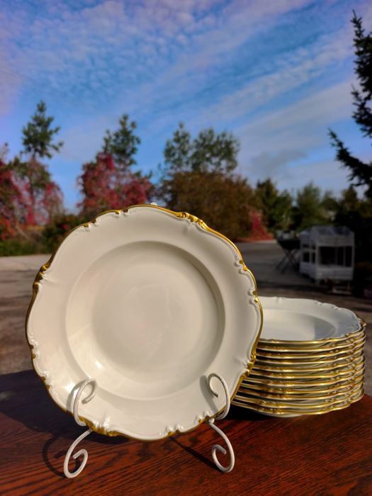 Rosenthal Pompadour serwis obiadowy na 12 osób unikat elegancki