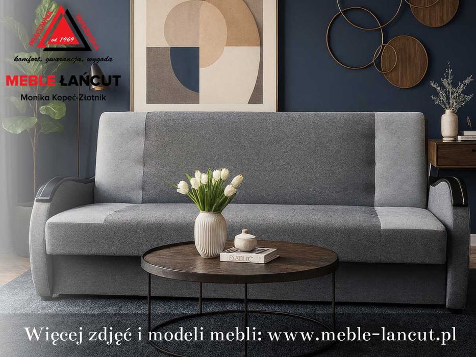 Wersalka Sofa Daria ,Sprężyny, skrzynia drewniana, transport GRATIS*