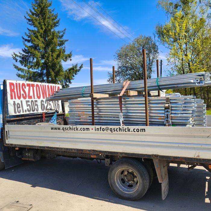 Rusztowania wynajem transport pomoc przy rozładunku