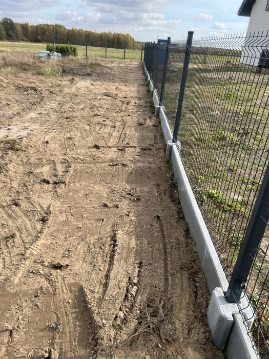 Ogrodzenia panelowe150 i 170cm tymczasowe siatka leśna lub deski