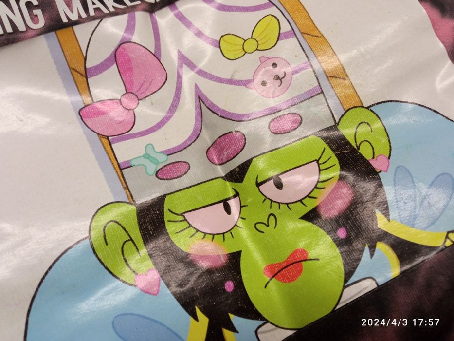 Bluza Atomówki Mojo Jojo efekt tid dye oversize r. S