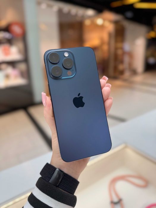 iPhone 15 Pro Max 256 GB Blue Titanium | 2 lata gwarancji! | Na Dzień Dziecka!