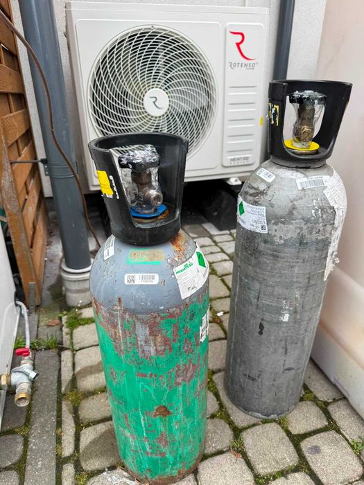 Butle CO₂ spożywcze – 2 sztuki – PEŁNE
