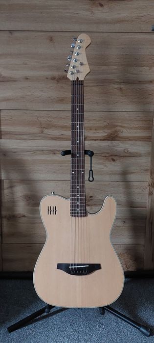 Gitara piezo bardzo ciekawa.Mayones flame James Nelligan schaller