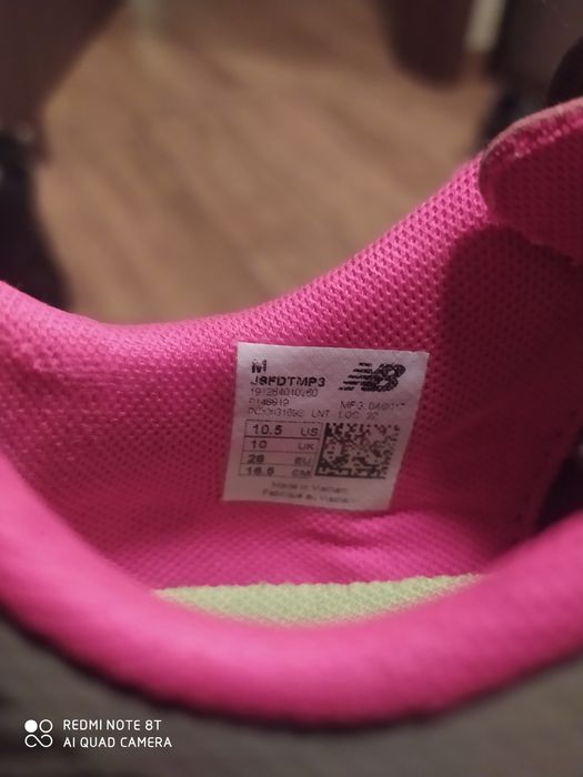 Buciki dziwczęce New Balance rozm. 28