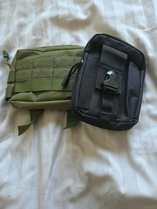 Zestaw EDC Nerka 2x Khaki and Black molle system
