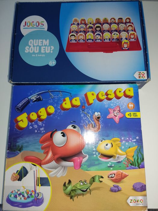 Pack 2 jogos: Quem sou eu + Jogo da Pesca