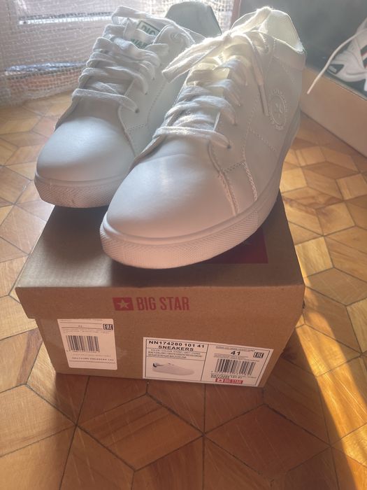 Big Star trampki męskie biale r41