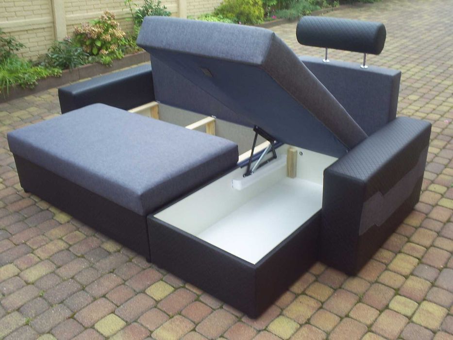 Narożnik-sprężyny bonell/2 pojemniki/szeroka pow spania