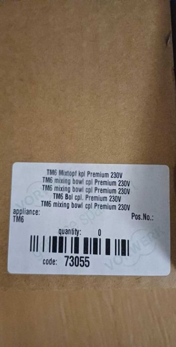 Nowe Naczynie (garnek solo) do miksera Thermomix TM6