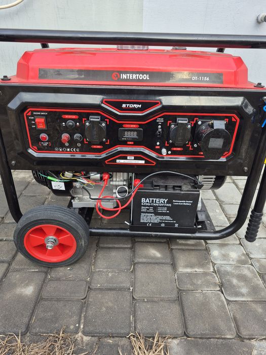 Генератор 5 кВт , однофазный, бензин