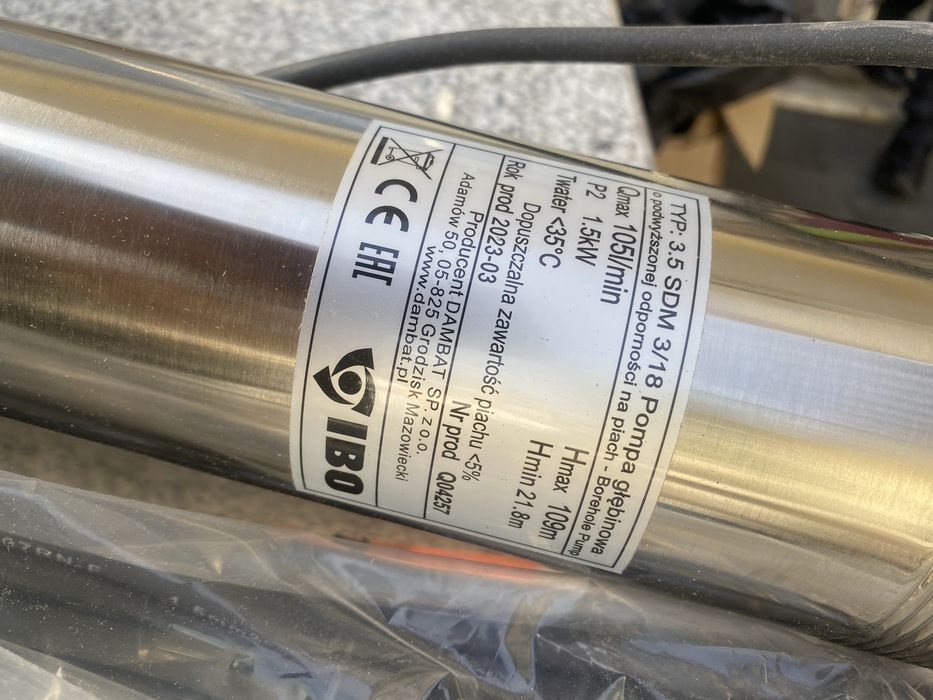 Bomba para furo de agua  NOVA