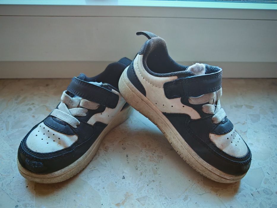 Czarno białe adidasy h&m rozmiar 23