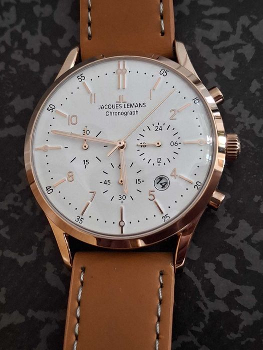 Relógio Jacques Lemans Cronógrafo 41mm