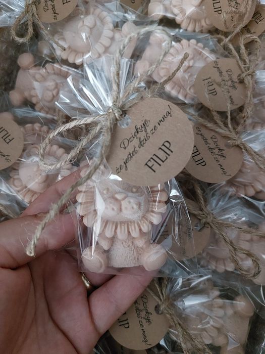 Mydełka lew safari podziekowania roczek