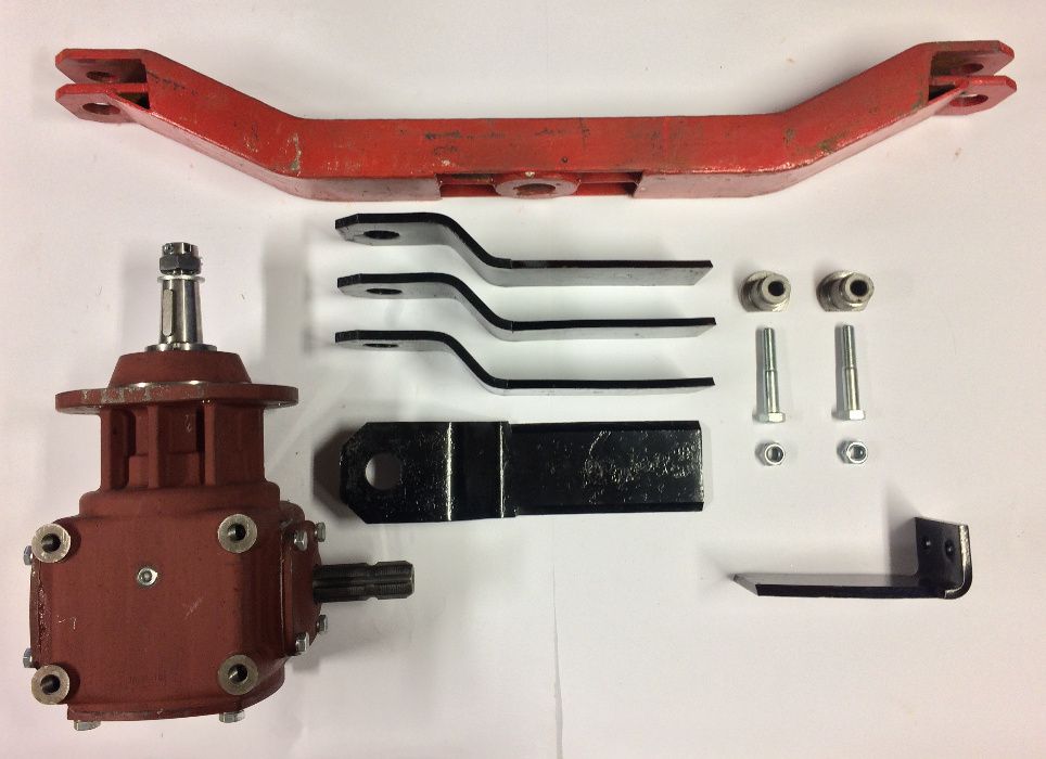 Zespół tnący rozdrabniacza AGROMET przekładnia kątową plus ramię