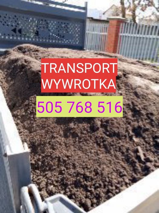 Transport wywrotką 3t -piach siany,kruszywo,ziemia