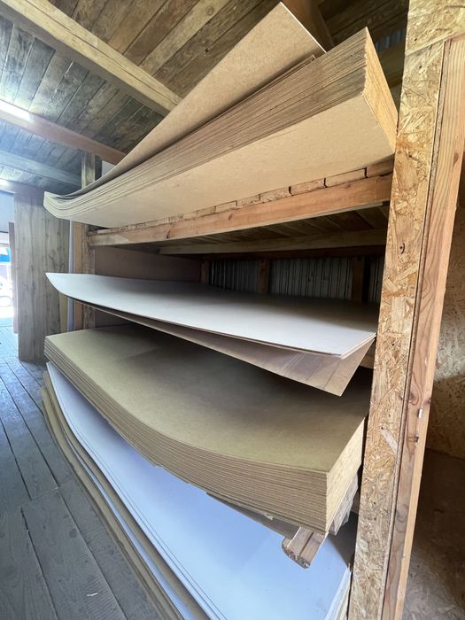 Фанера, ДСП, МДФ, ДВП, опт и розница. Распил и кромка