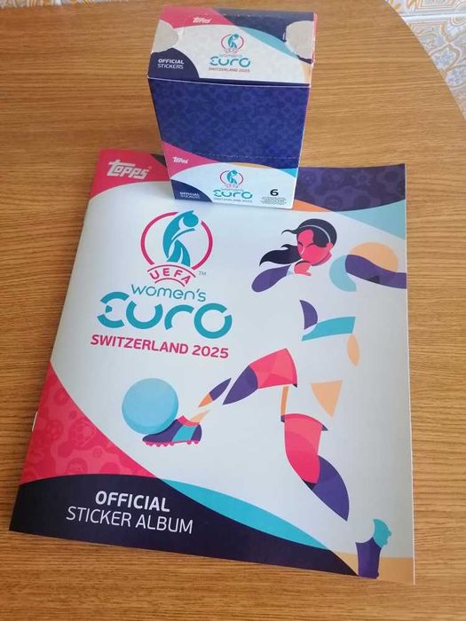 Cromos Women's euro 2022 e 2025/Mundial Women's 2023