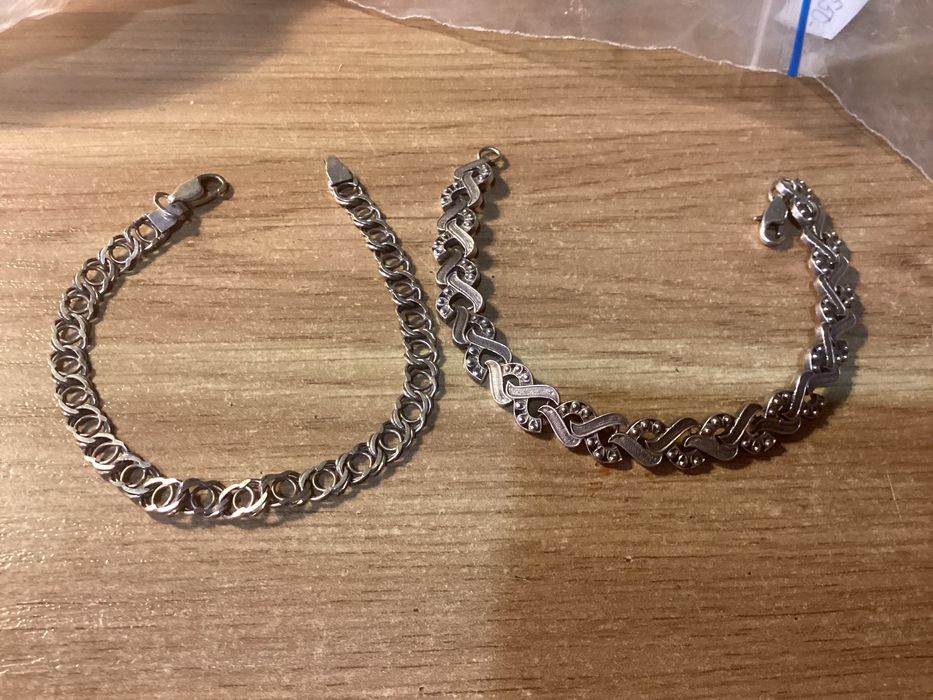 Браслет срібний гарного плетіння