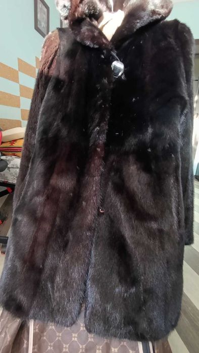 Шуба норкова натуральне хутро б/у