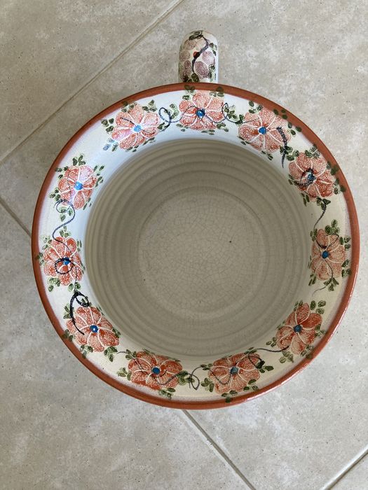 Peça decoração pintada a mão