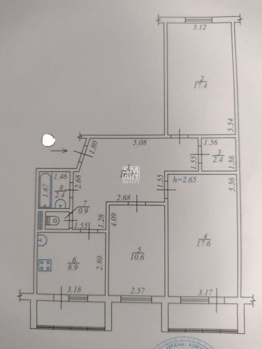Вишневе центр продаж терміново 3-кімнатна квартира дві лоджії