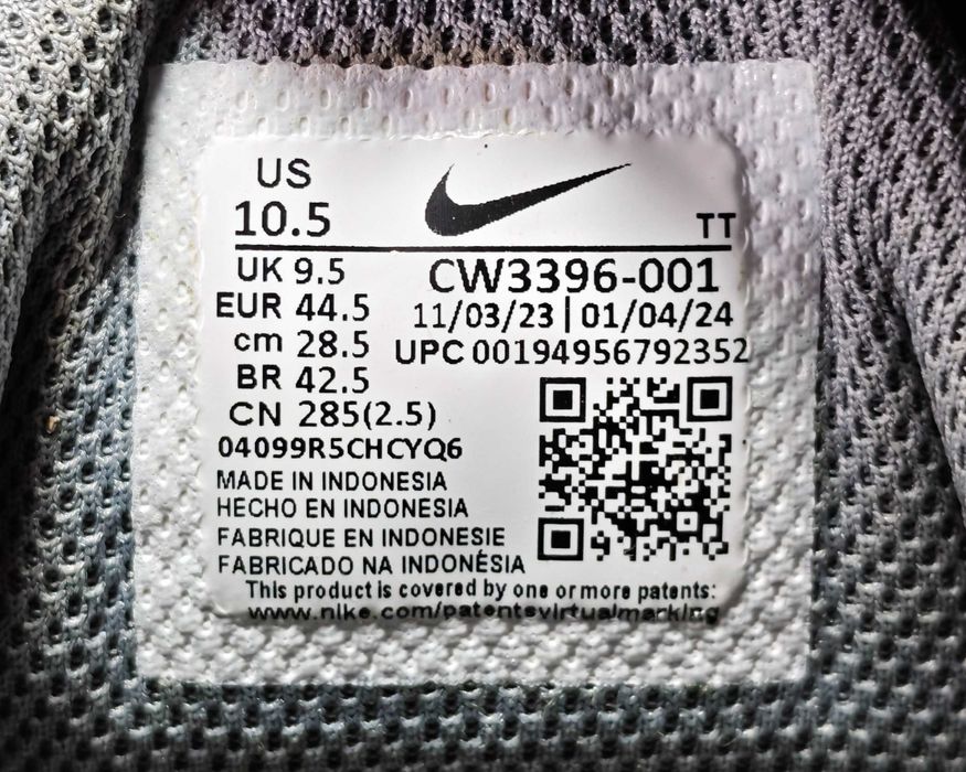 Оригінальні Кросівки Nike Air Max Alpha Trainer 4 сірі  Розмір 44,5