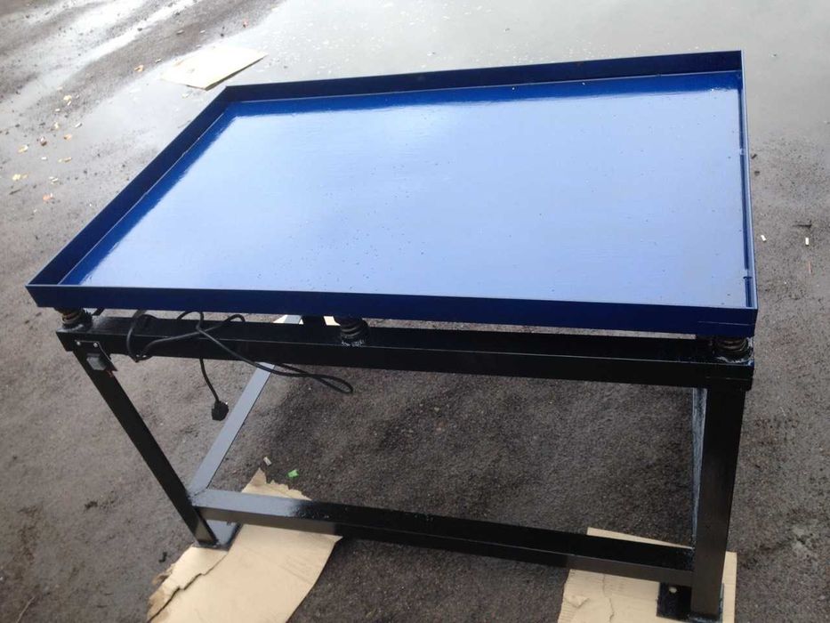 Вибростол для производства тротуарной плитки 1200х800х800мм Вібростіл