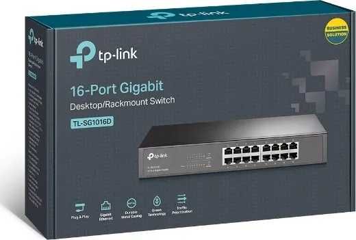 Новый 16-портовый Гигабитный коммутатор Tp-Link TL-SG1016D