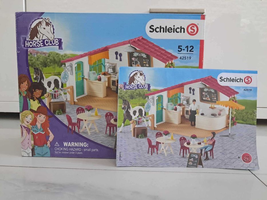 Schleich Kawiarenka dla jezdzcow 42519 i Zestaw Koń Andaluzyjski